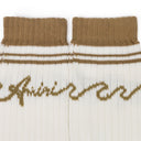 Toasted Coconut Wave Socks