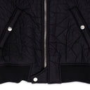 Black Tonal Crinkle Bomber