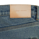 Mid Indigo Vintage Knee Blowout Skinny Jeans