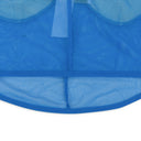 Blue Scalloped No Time Left Top