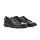 Black Logo Low-Top Sneakers