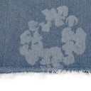 Light Wash Laser Wreath Denim Short