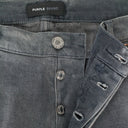 Black P05 Sand Wash Shine Faded Skinny Jeans