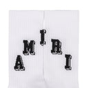 White/Black Collegiate Tube Socks
