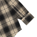 Brown/Rice Overdye Plaid Western Shirt