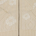 Beige MVP Fisherman Zip-UP Sweater