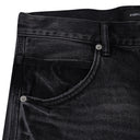 Black Concorde Rip Repair Wide-Leg Jeans