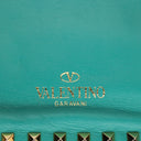 BLUE SMALL ROCKSTUD TRAPEZE SHOULDER BAG