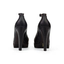 BROWN ANKLE STRAP HEELS