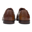 BROWN LACED STRAND CAP TOES OXFORDS
