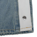 LT INDIGO Tearaway Side Snaps Jeans