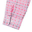 Metallic Pink Tweed Work Shirt 1