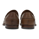 BROWN EDOARDO STORM CUIR LOAFERS