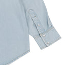 Light Indigo Oversized Western Shirt