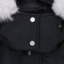 Black/Natural Cloud Shearling Parka