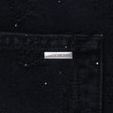 Vintage Black Crystal Burst MA Paisley Straight Jean