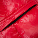 Red Nylon Puffer Jacket
