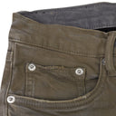 Tan Fracture Coated Jeans