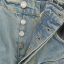 Light Indigo P018 Relaxed Double Cargo Jeans