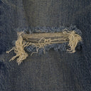 Dark Indigo Stratos Vintage Knee Slit Jeans