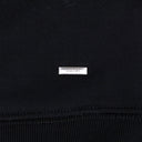 Faded Black Amiri Track Patch-Embellished Hoodie