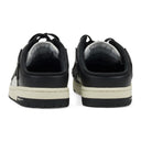 Black/White Skel Top Low Slip On