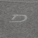 Grey Overlock Zip Hoodie