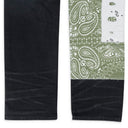 Black Bandana Art Patch Skiny Jeans