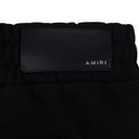 Black MA Watercolor Bar Sweatshorts