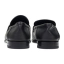 Black Grained Major Loafers