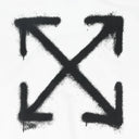 White Spray Can Arrow Hoodie