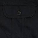 BLACK UNKNOWN CABAN WITH WHITE GRAPHIC DENIM JACKET