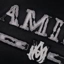 Black MA Bar Applique Hoodie