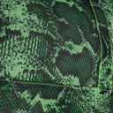 GREEN MEDIUM ANIMAL PRINT MESH TOTE