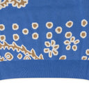 Blue Bandana Knit Sweater