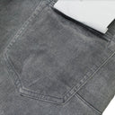 Black P05 Sand Wash Shine Faded Skinny Jeans