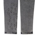 Grey Embossed P001 Denim