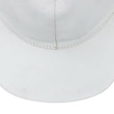 White Leather Hat