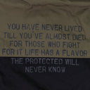 GREEN HALF ZIP ANORAK