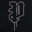 Black HWT Fleece Flared Pants
