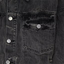 Black Vintage Trucker Jacket