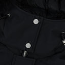 Black Cloud Shearling 3Q Down Coat