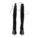 SUEDE KNEE-HIGH BOOTS