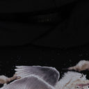 Black Pegasus Script Hoodie
