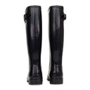 Black Tall Gloss Rain Boots