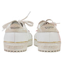 WHITE/BLACK ADDRESS LOW TOP SNEAKERS