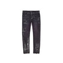 NWT PURPLE BRAND SILVER OIL COATED BLACK SKINNY JEANS Size 36 $295