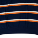 Navy Striped Polo