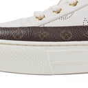 White Monogram Stellar High-Top Sneakers