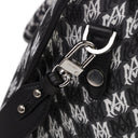 Black Wavy Houndstooth Weekender Bag